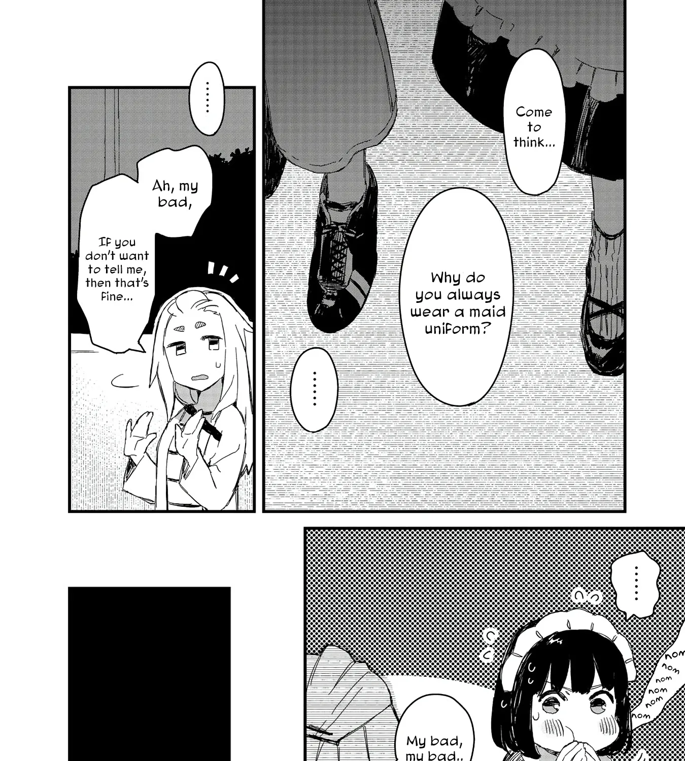 Maid-san wa Taberu Dake Chapter 20 page 23 - MangaNato