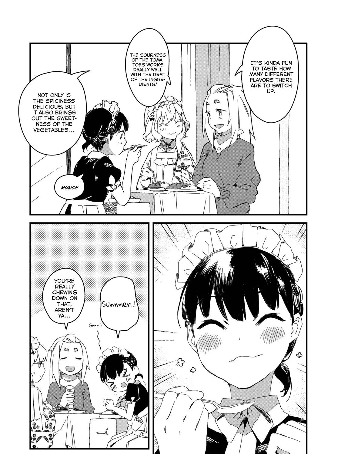 Maid-san wa Taberu Dake Chapter 36 page 22 - MangaNato