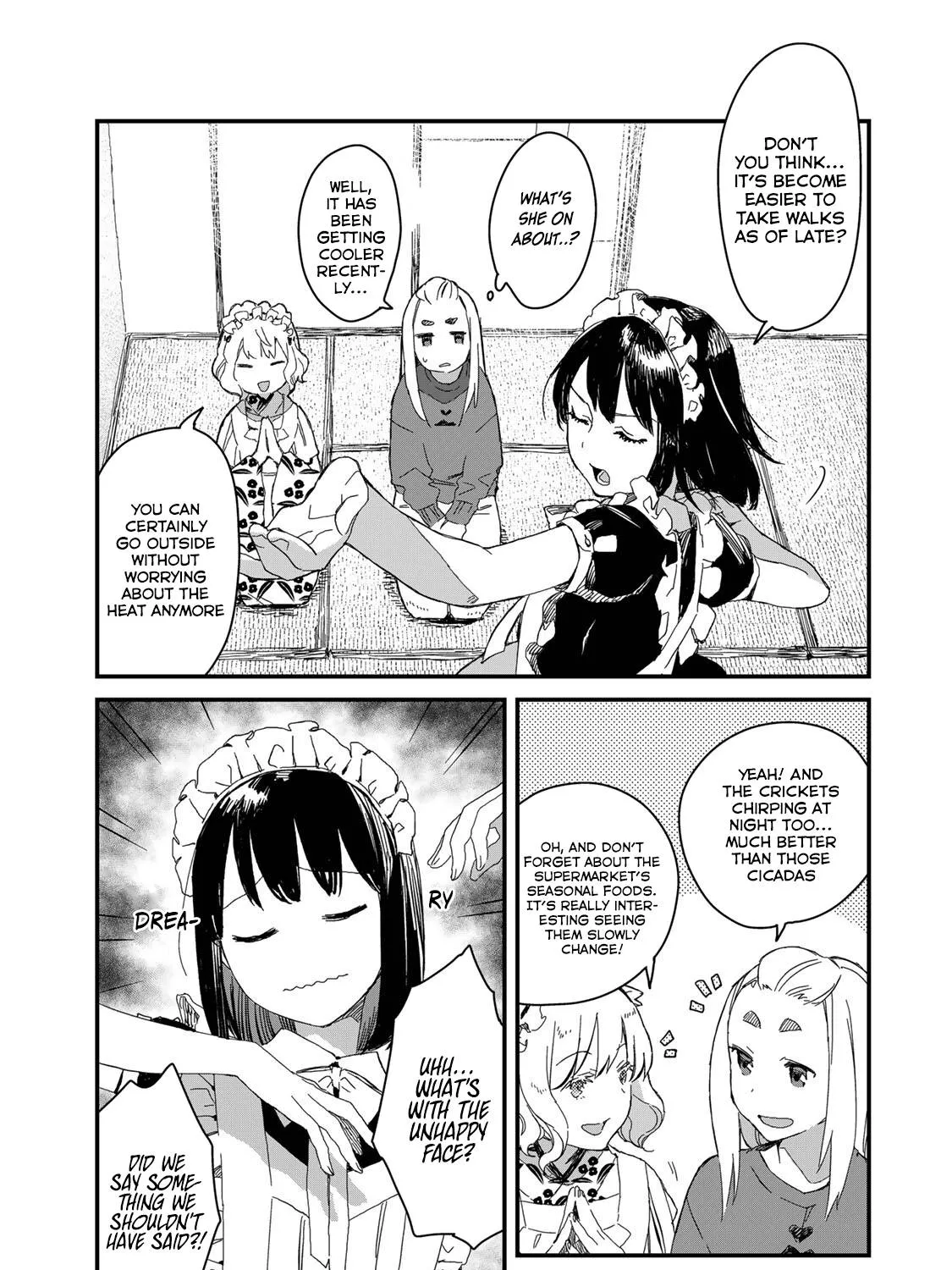 Maid-san wa Taberu Dake Chapter 36 page 8 - MangaNato