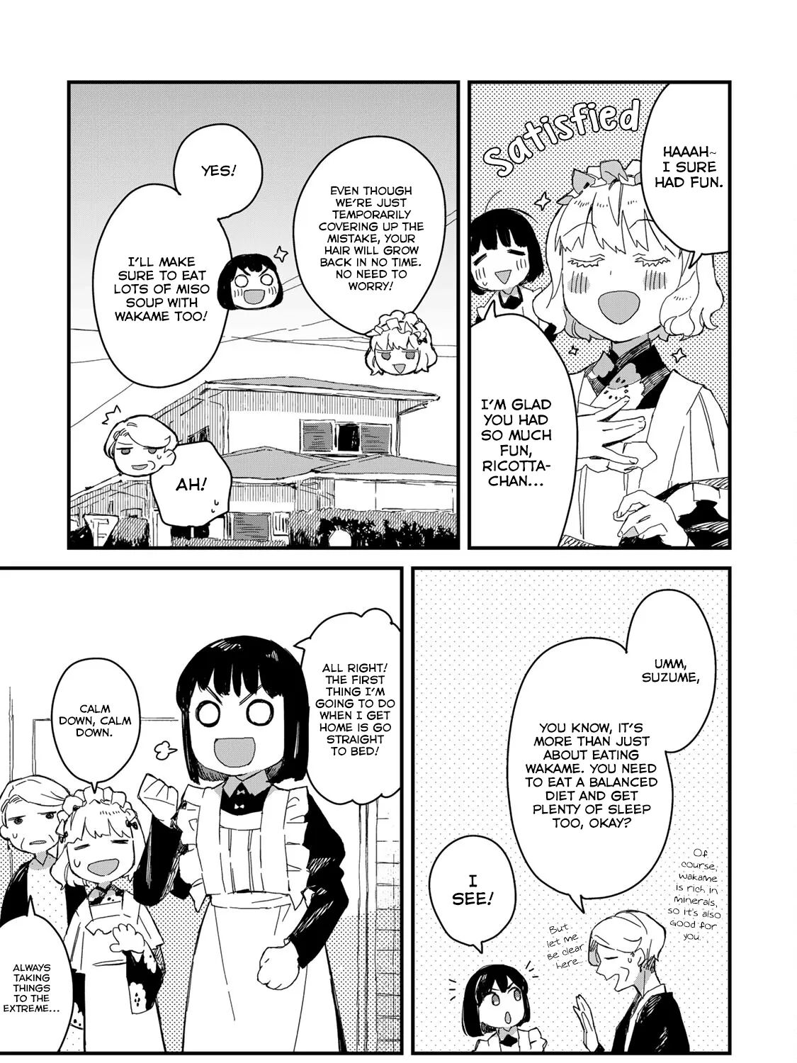 Maid-san wa Taberu Dake Chapter 39 page 22 - MangaNato