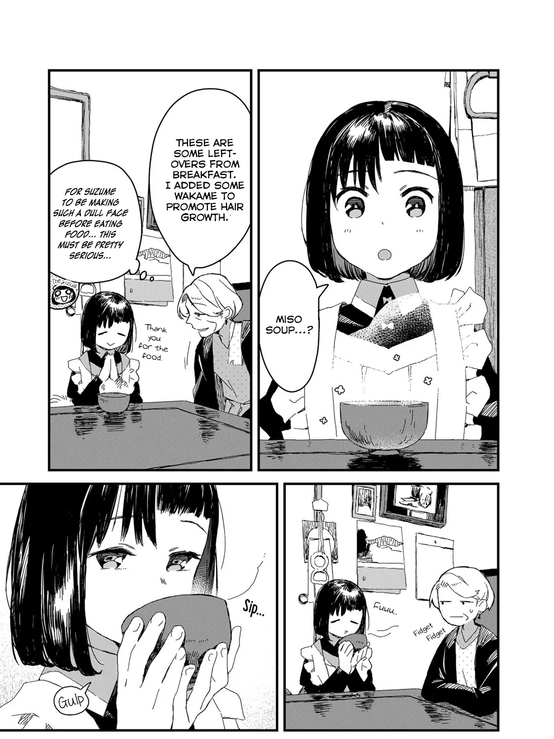 Maid-san wa Taberu Dake Chapter 39 page 10 - MangaNato