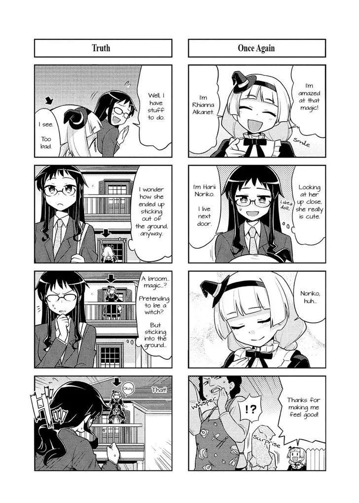 Majo to Houki to Kurobuchi Megane - Page 2