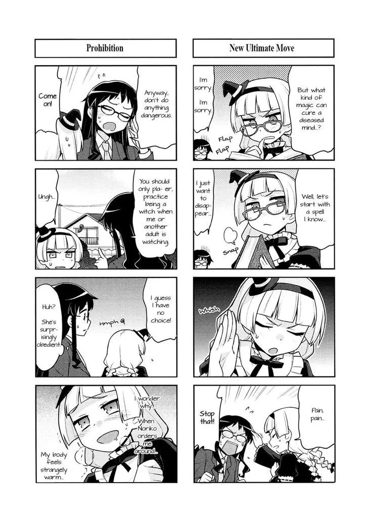 Majo to Houki to Kurobuchi Megane - Page 5