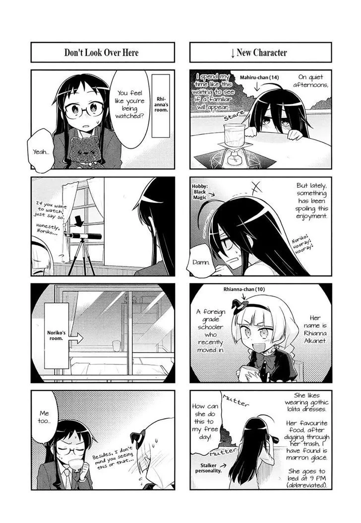 Majo to Houki to Kurobuchi Megane - Page 1