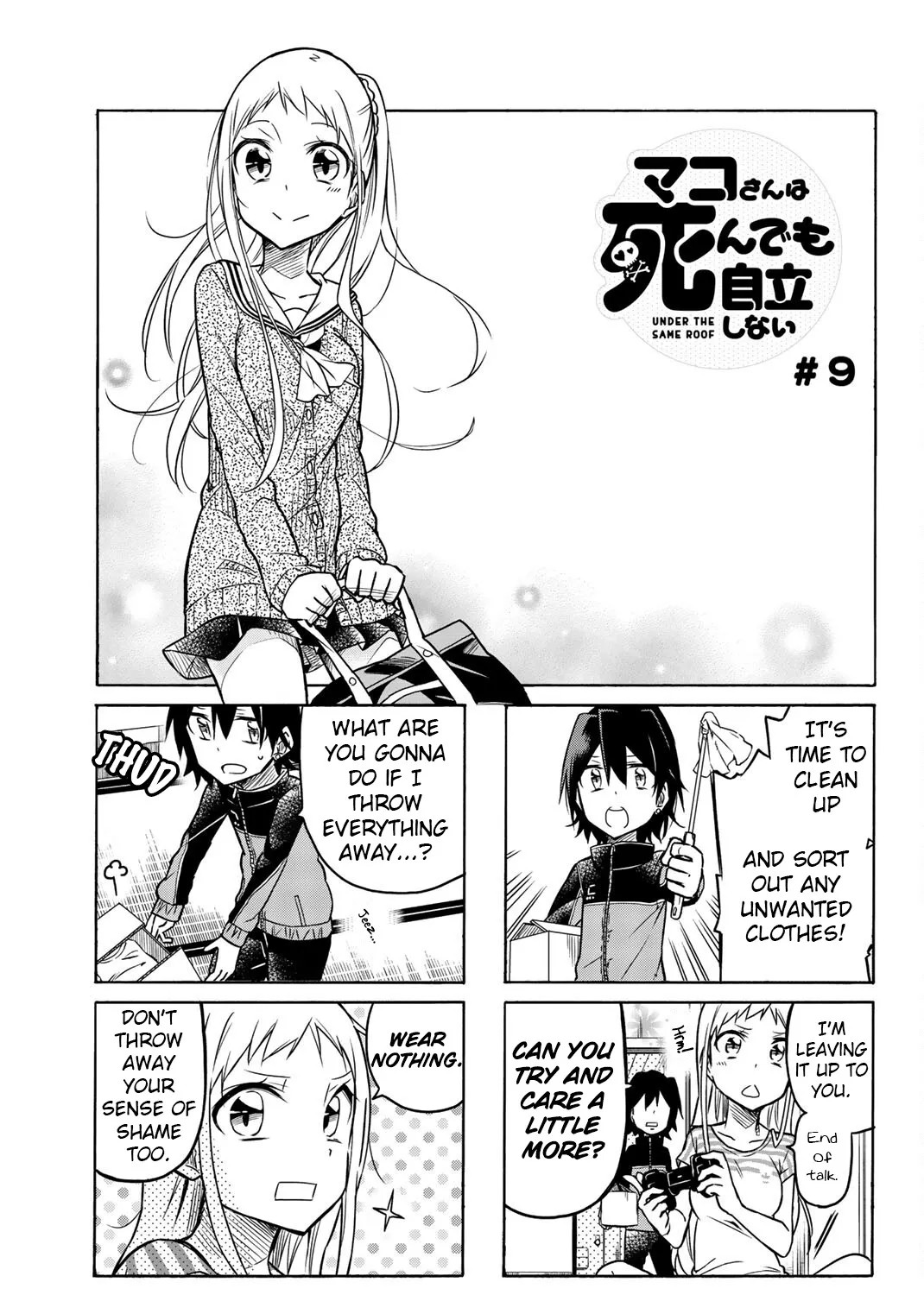 Mako-San Wa Shindemo Jiritsu Shinai Chapter 9 page 1 - MangaNelo