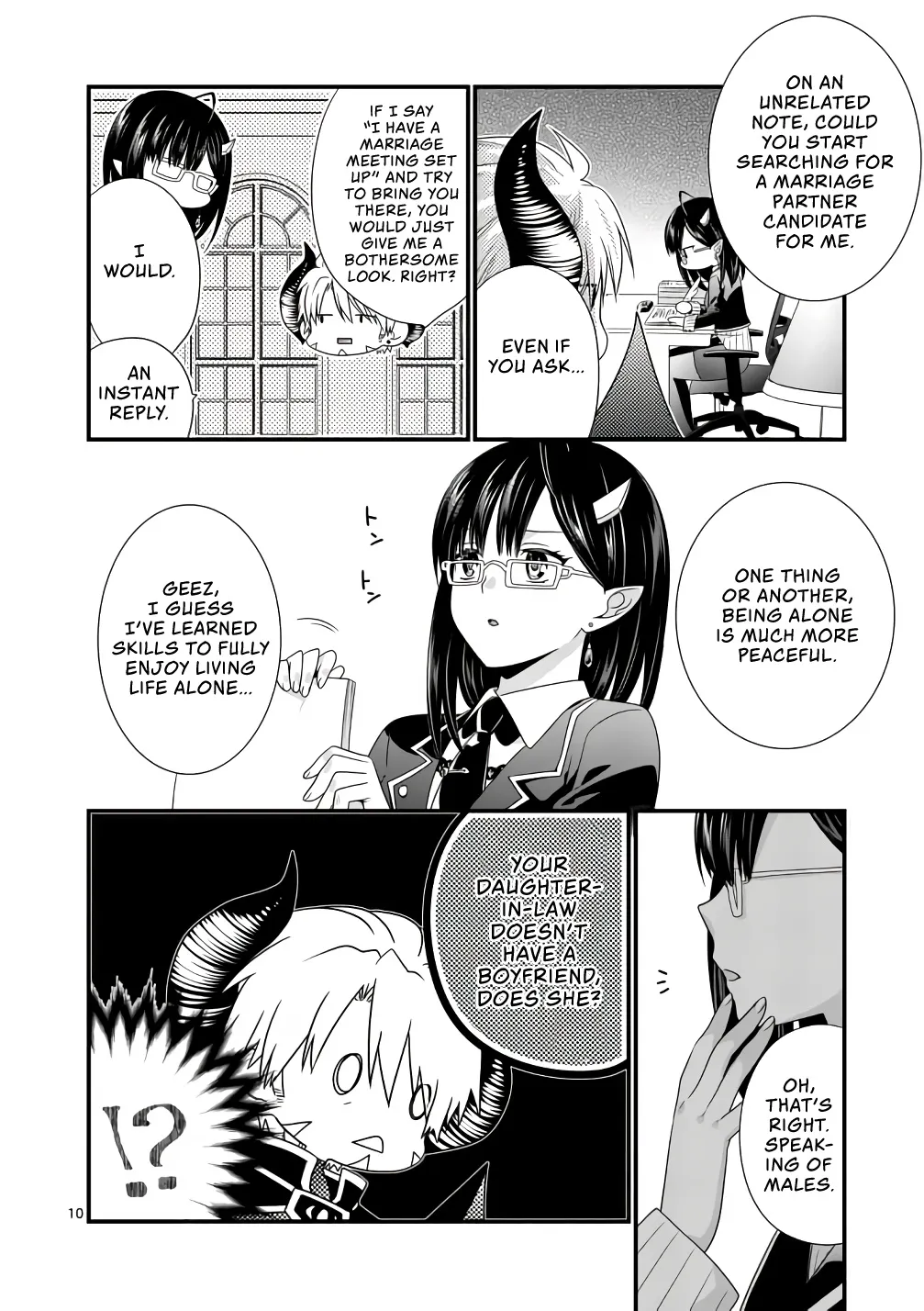 Maou Desu. Onna Yuusha No Hahaoya To Saikon Shita No De, Onna Yuusha Ga Giri No Musume Ni Narimashita. - Page 10