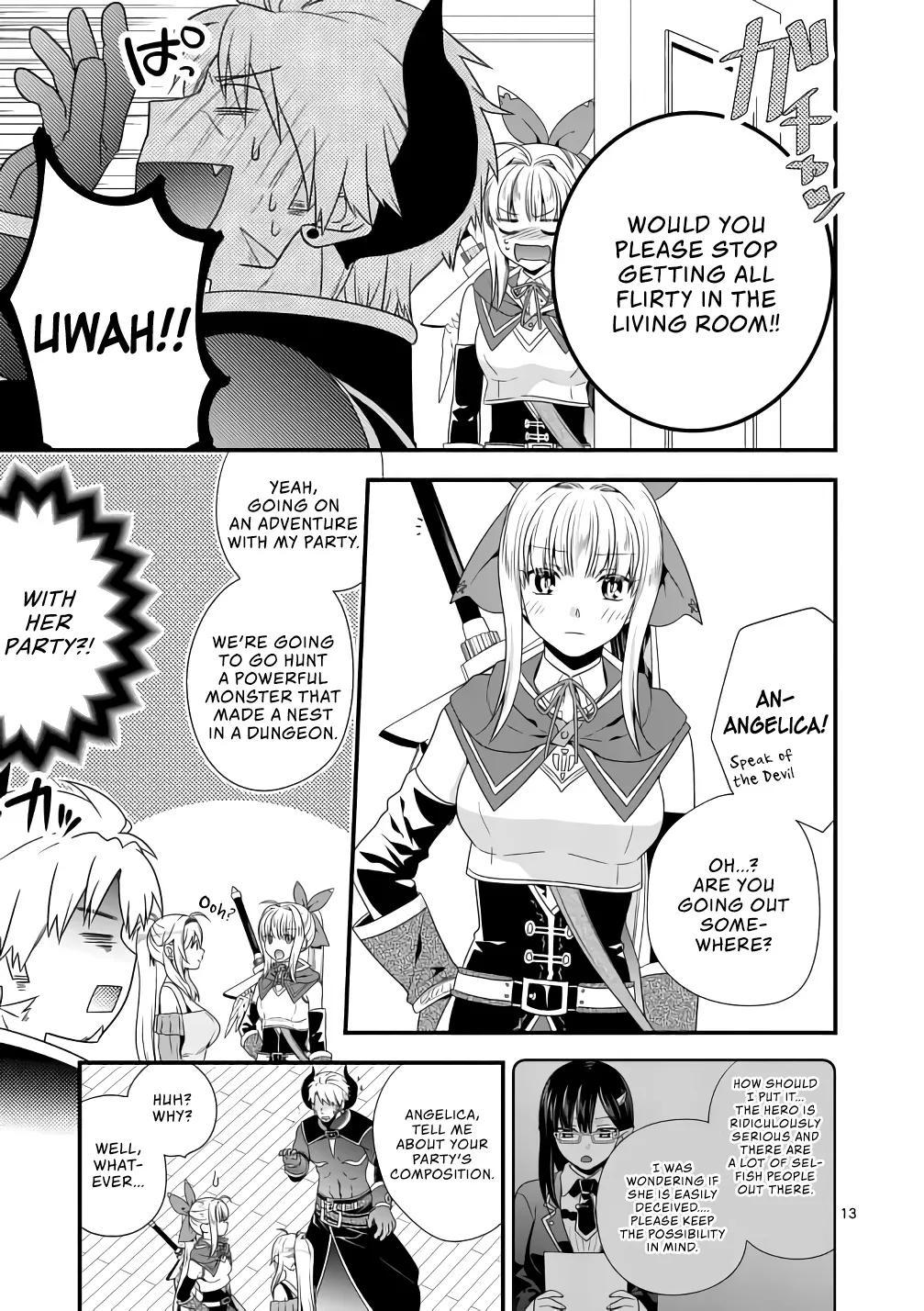 Maou Desu. Onna Yuusha No Hahaoya To Saikon Shita No De, Onna Yuusha Ga Giri No Musume Ni Narimashita. - Page 13