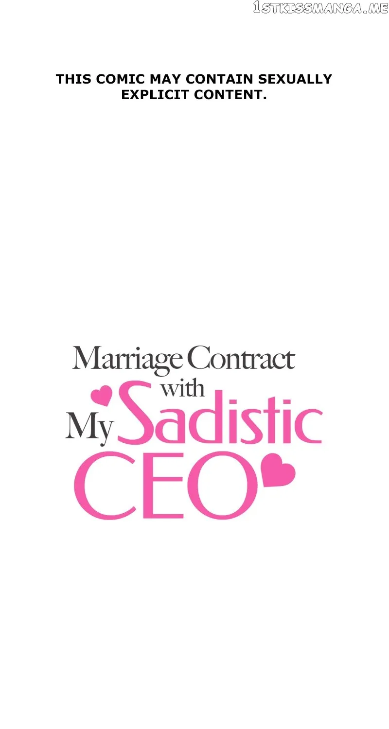 Marriage Contract With My Sadistic Ceo - Page 1