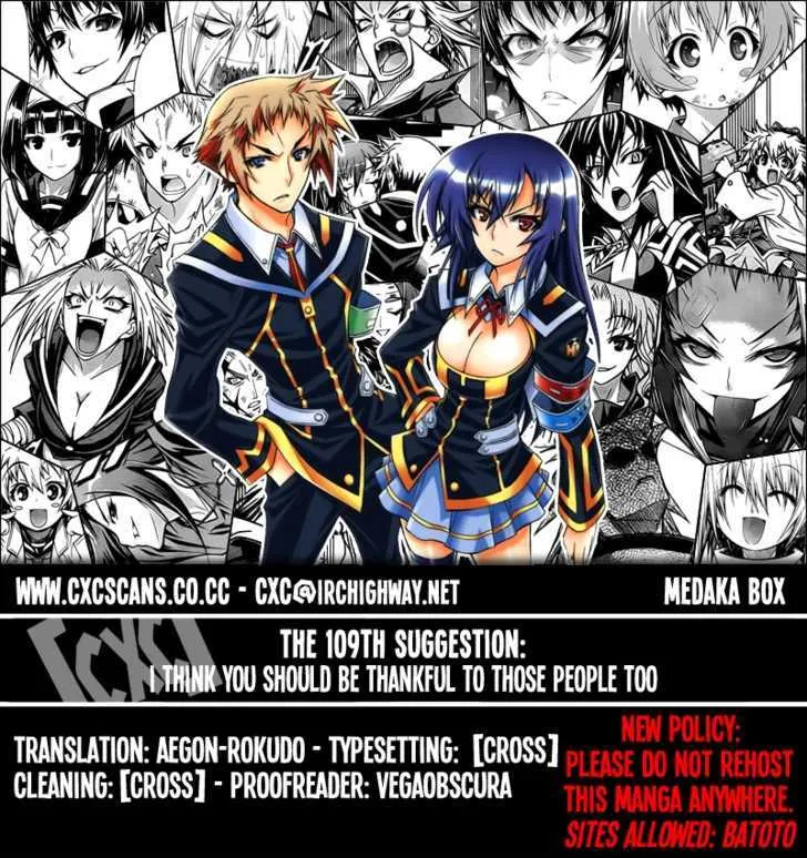 Medaka Box Chapter 109 page 1 - MangaNato