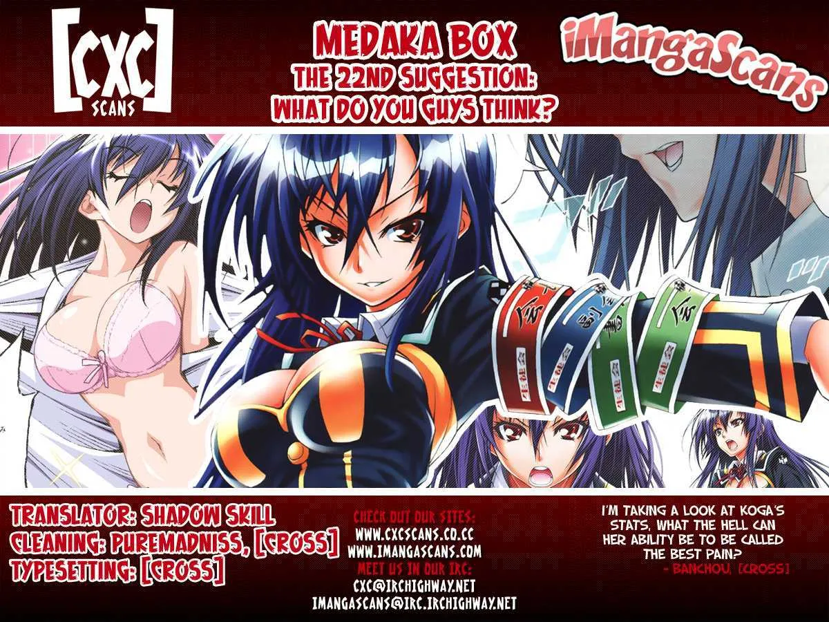 Medaka Box Chapter 22 page 20 - MangaNato