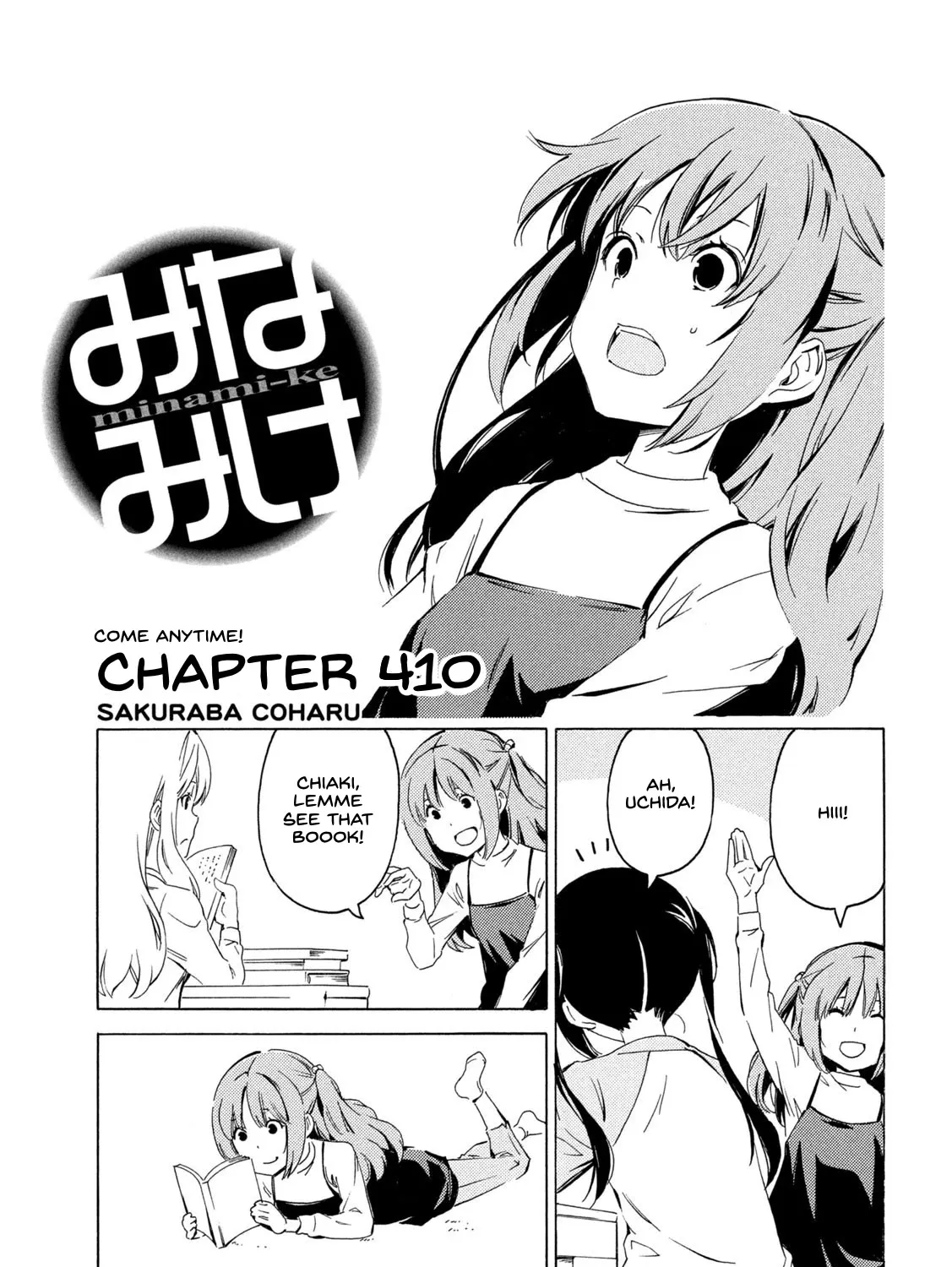 Minami-Ke Chapter 410 page 1 - MangaKakalot