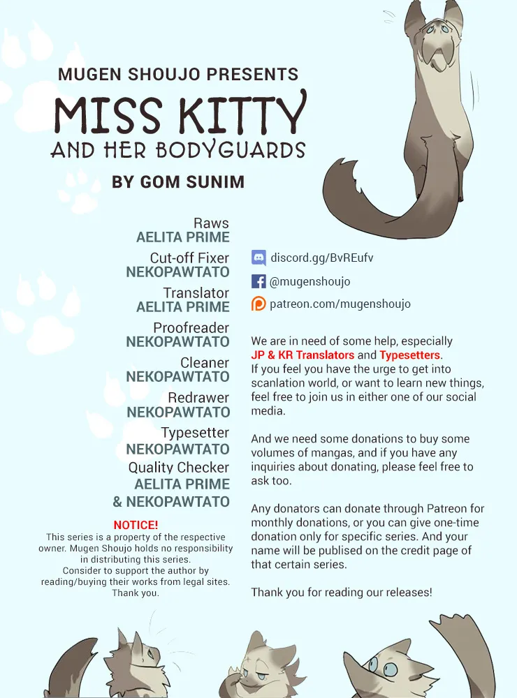 Miss Kitty And Her Bodyguards Chapter 100.5 page 1 - MangaKakalot