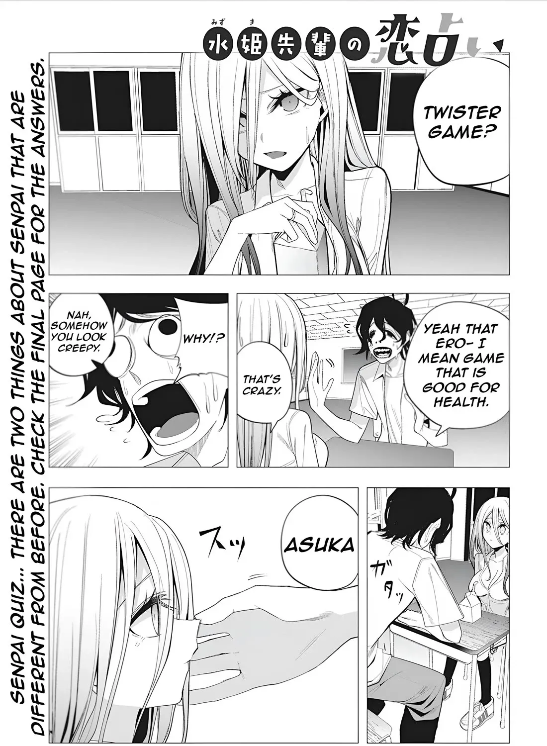 Mizuki-senpai no Koi Uranai Chapter 39 page 7 - MangaKakalot