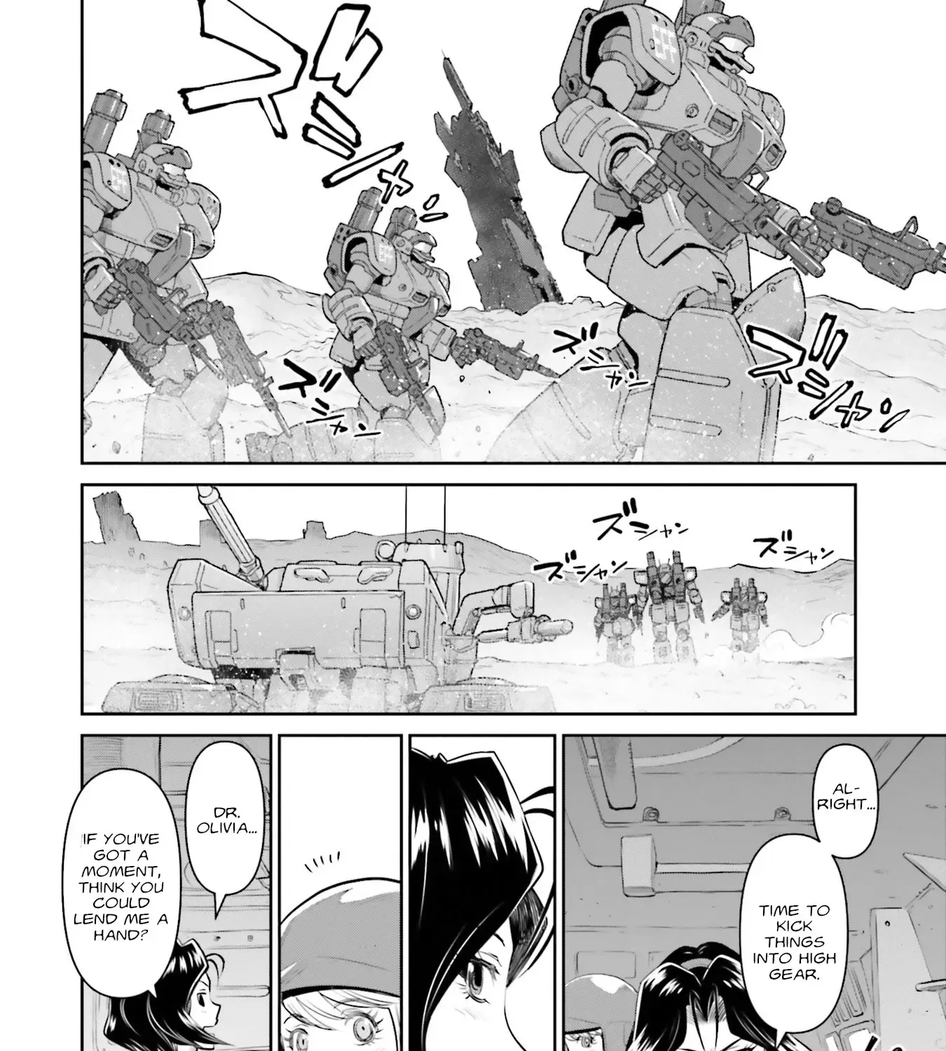 Mobile Suit Gundam Ground Zero - Rise From The Ashes - Page 42