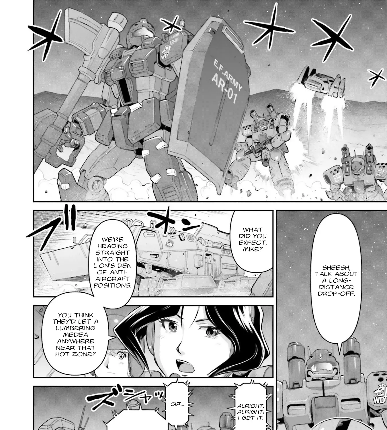 Mobile Suit Gundam Ground Zero - Rise From The Ashes - Page 38