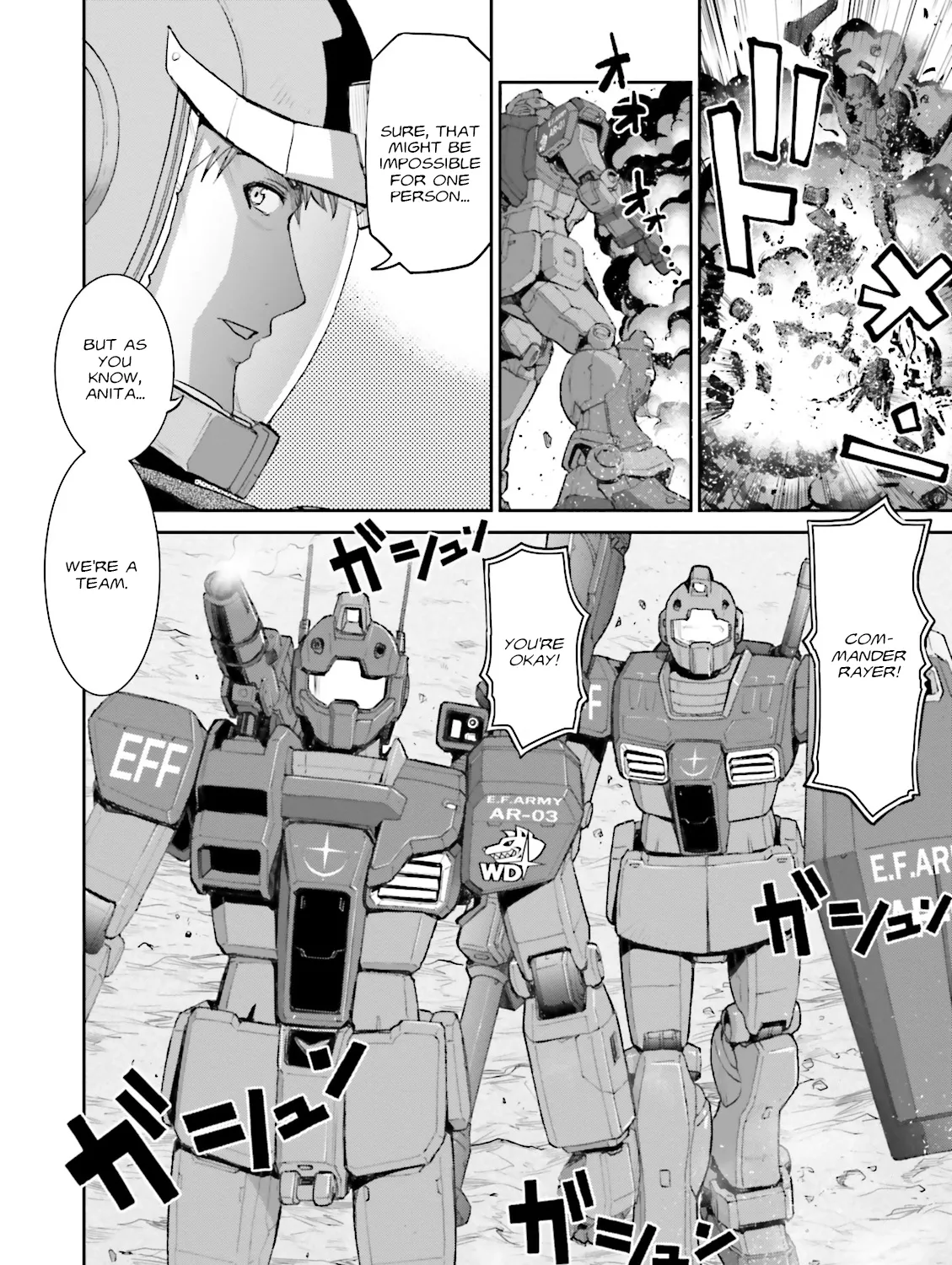 Mobile Suit Gundam Ground Zero - Rise From The Ashes - Page 17