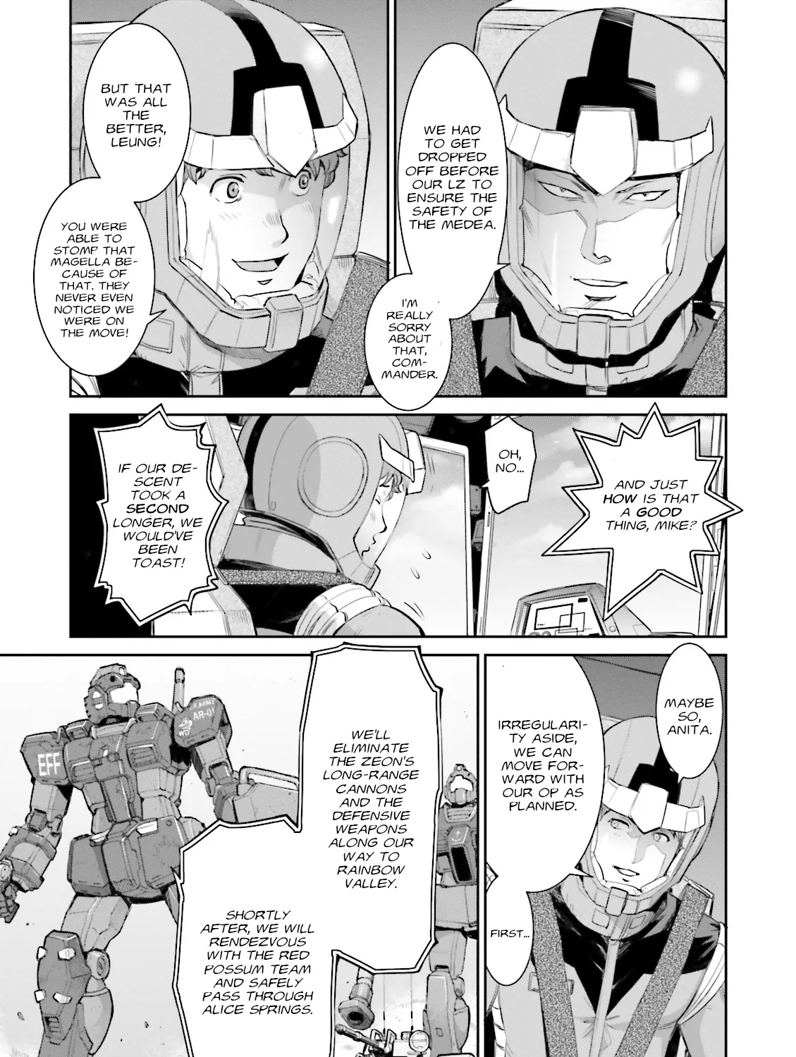 Mobile Suit Gundam Ground Zero - Rise From The Ashes - Page 19