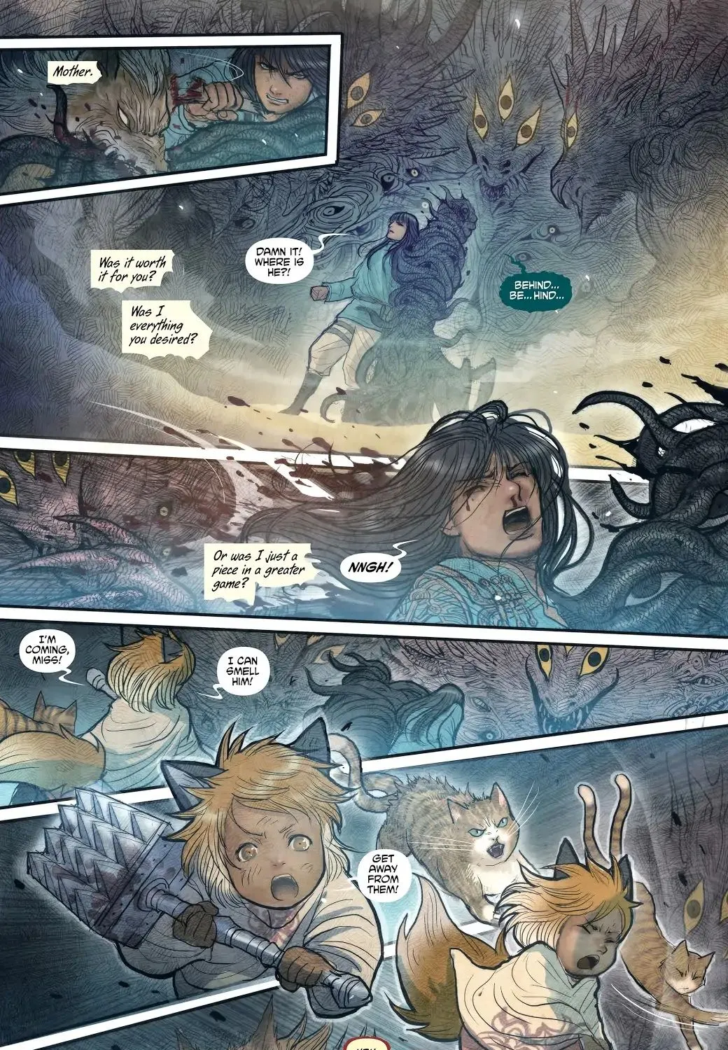 Monstress Chapter 12 page 23 - MangaNato