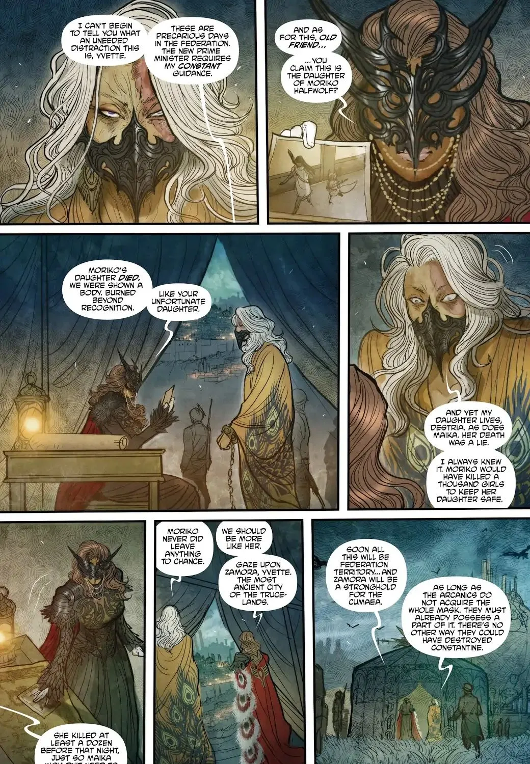 Monstress Chapter 3 page 13 - MangaKakalot