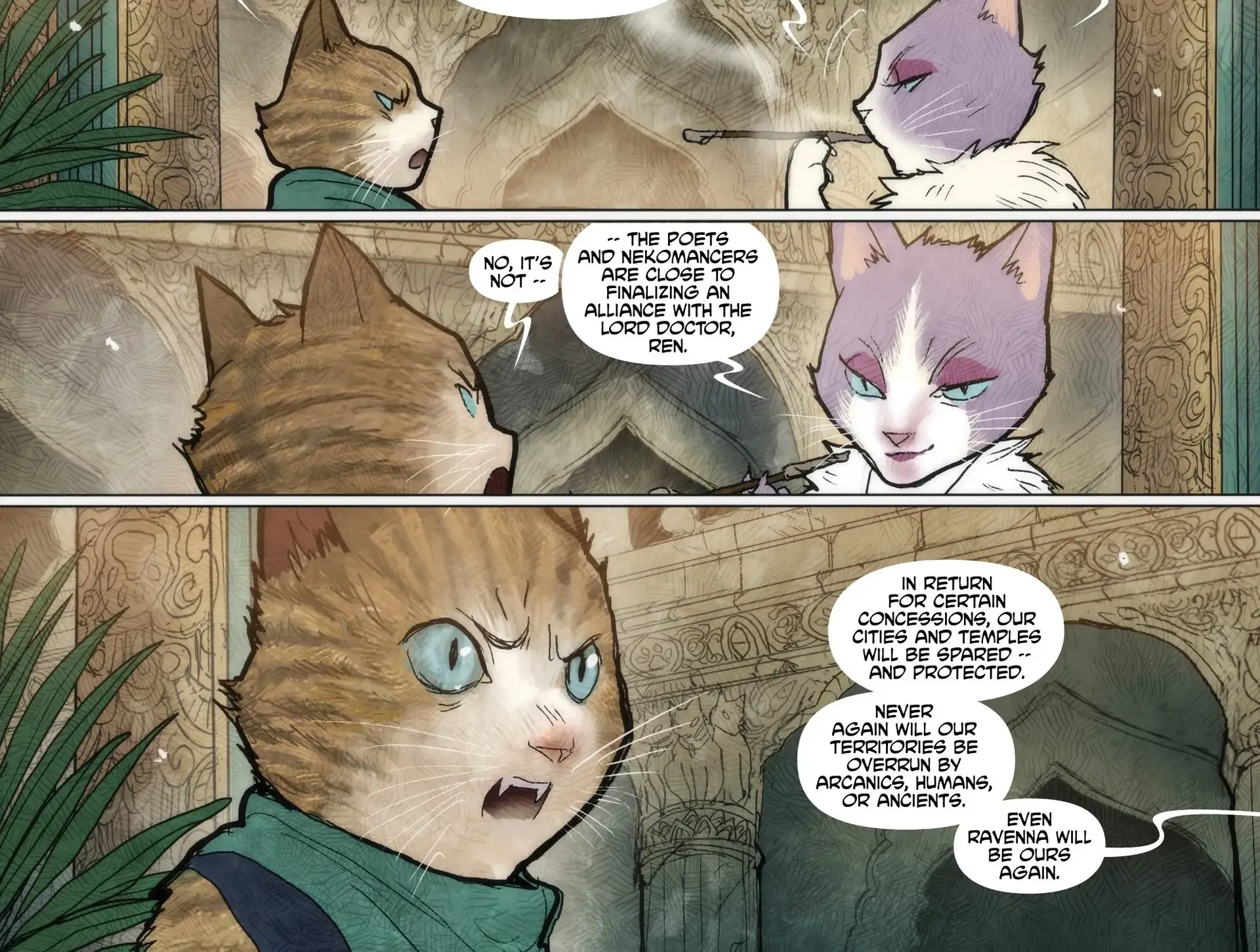 Monstress Chapter 52 page 35 - MangaNato