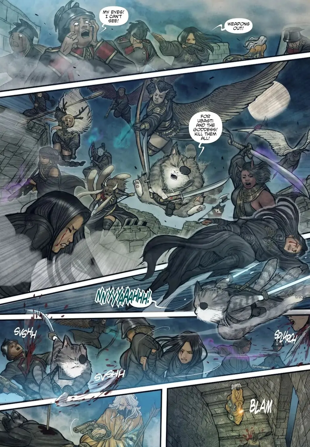 Monstress Chapter 6 page 17 - MangaNato