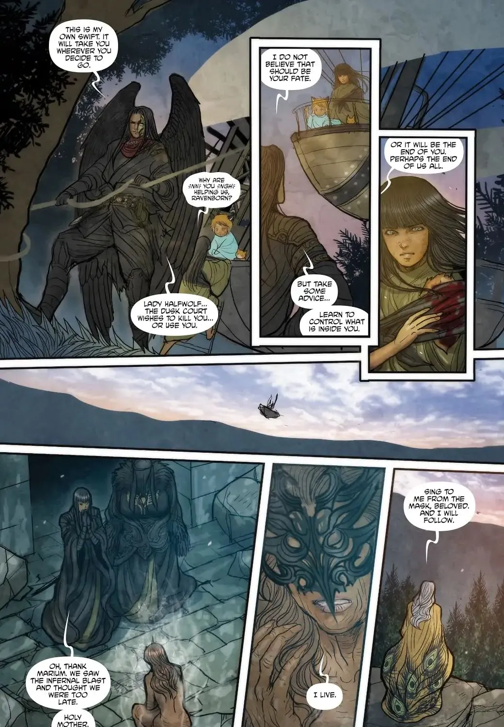 Monstress Chapter 6 page 51 - MangaNato