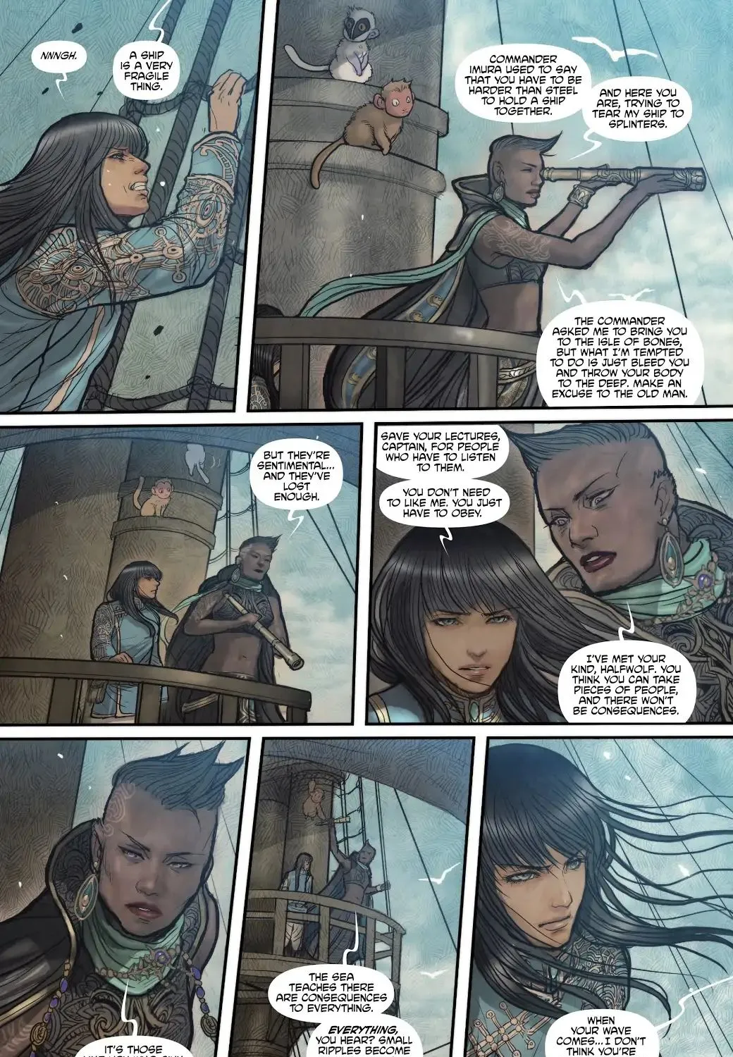 Monstress Chapter 8 page 17 - MangaNato