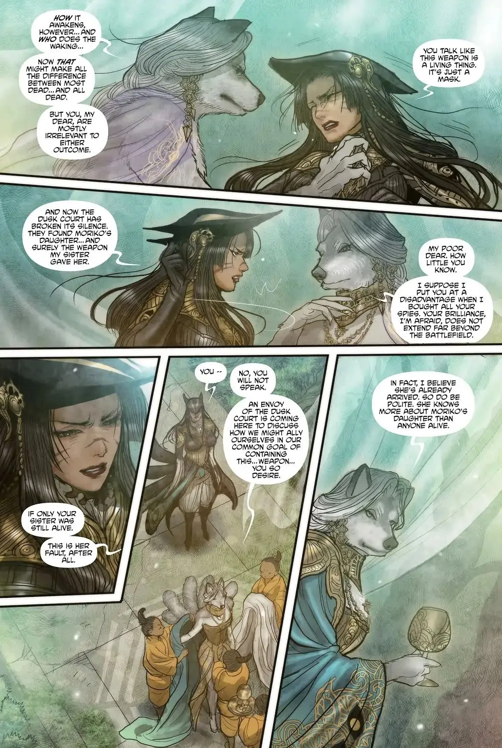 Monstress Chapter 9 page 11 - MangaNato