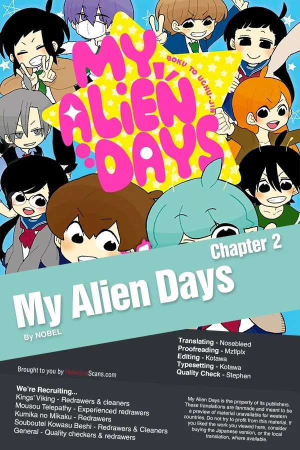 My Alien Days Webcomic Chapter 2 page 1 - MangaKakalot