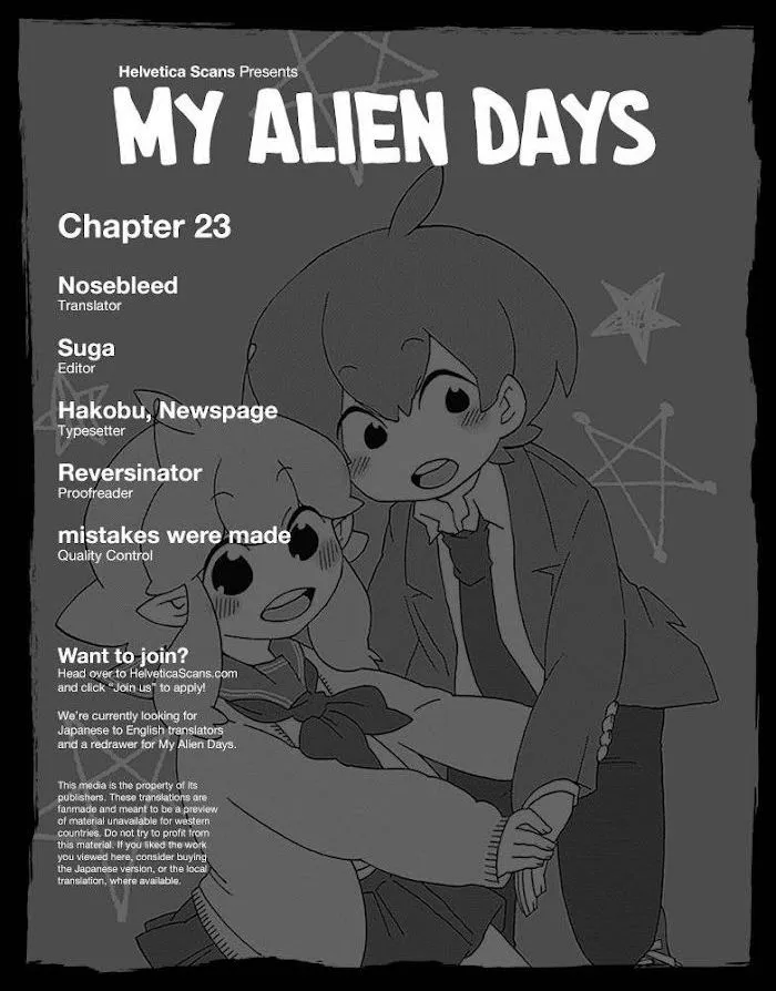 My Alien Days Webcomic Chapter 23 page 1 - MangaKakalot