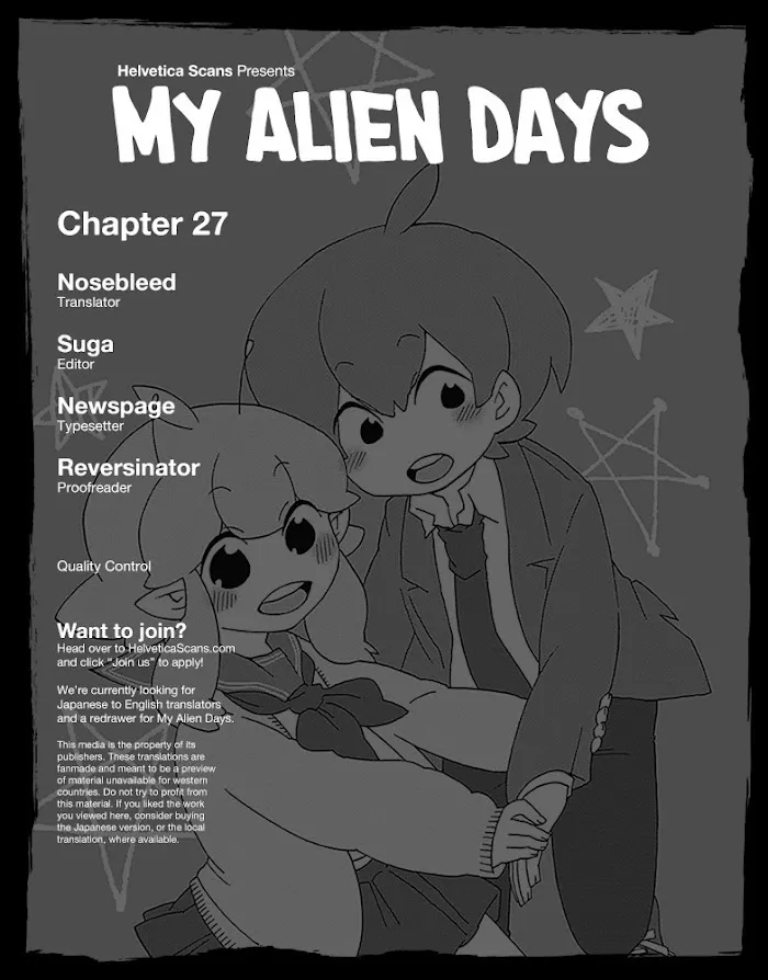 My Alien Days Webcomic Chapter 27 page 1 - MangaKakalot