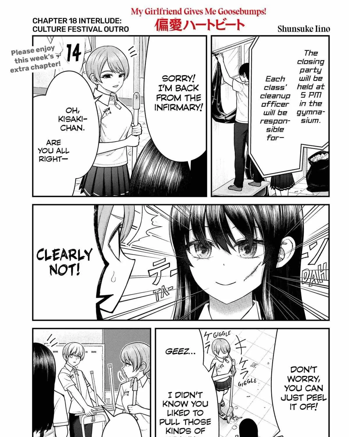 My Girlfriend Gives Me Goosebumps! Chapter 18.5 page 2 - MangaKakalot