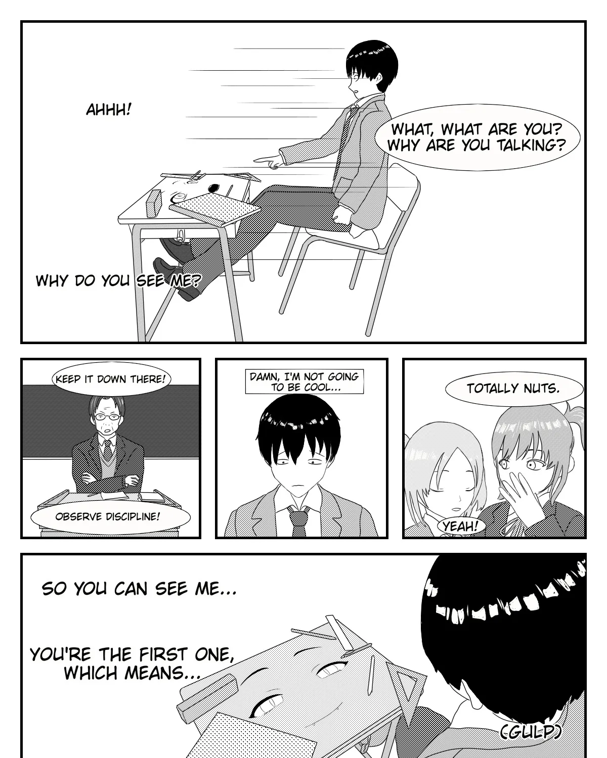 My school desk - The demon! Chapter 1 page 13 - MangaKakalot