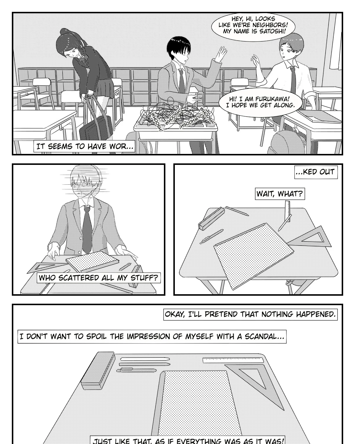 My school desk - The demon! Chapter 1 page 9 - MangaKakalot