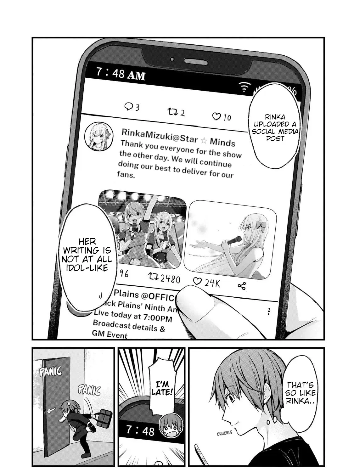 My Web Game Wife Is a Popular Idol IRL Chapter 24 page 9 - MangaNato