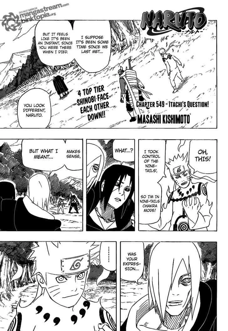 Naruto Chapter 549 page 1 - MangaKakalot