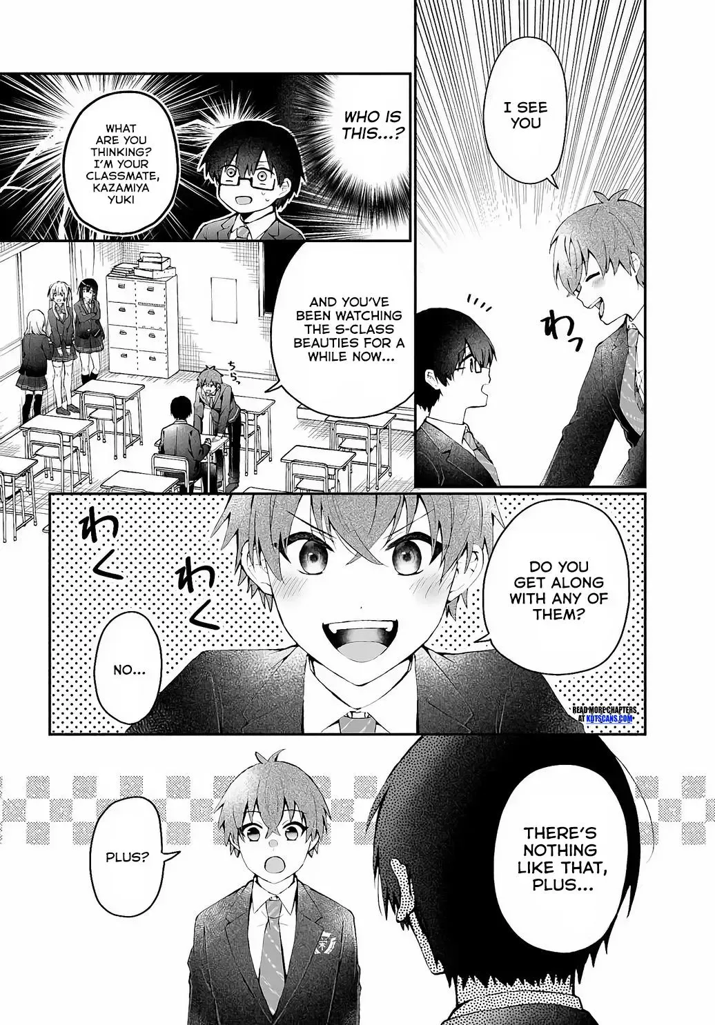 Naze ka S-kyuu Bijotachi no Wadai ni Ore ga Agaru Ken Chapter 1 page 9 - MangaKakalot