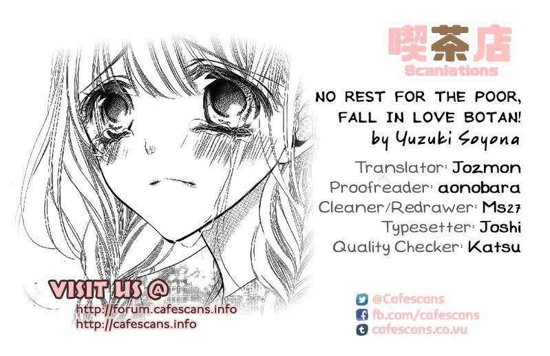 No Rest For The Poor, Fall In Love Botan! Chapter 1 page 1 - MangaKakalot