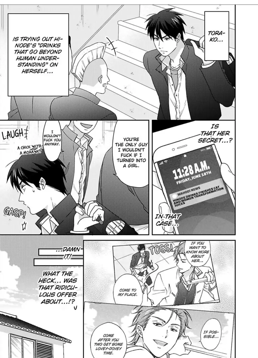 Nyotaika Yankee Gakuen ☆ Ore no Hajimete, Nerawaretemasu. - Page 4