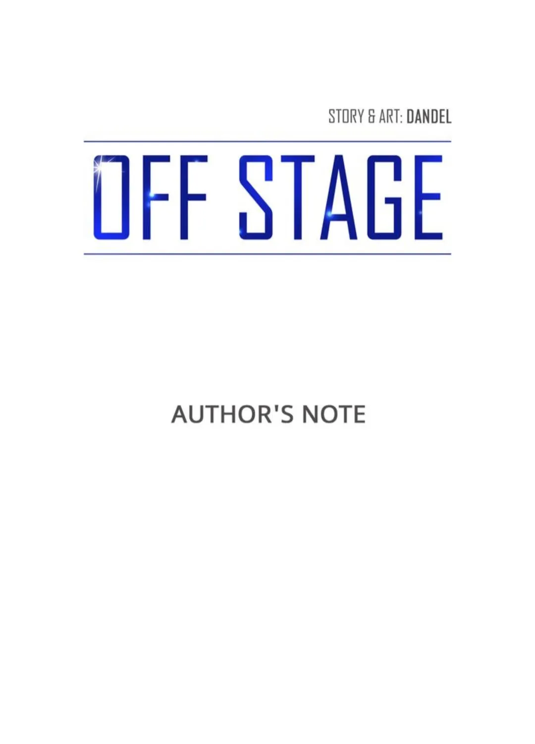 Off Stage - Page 1