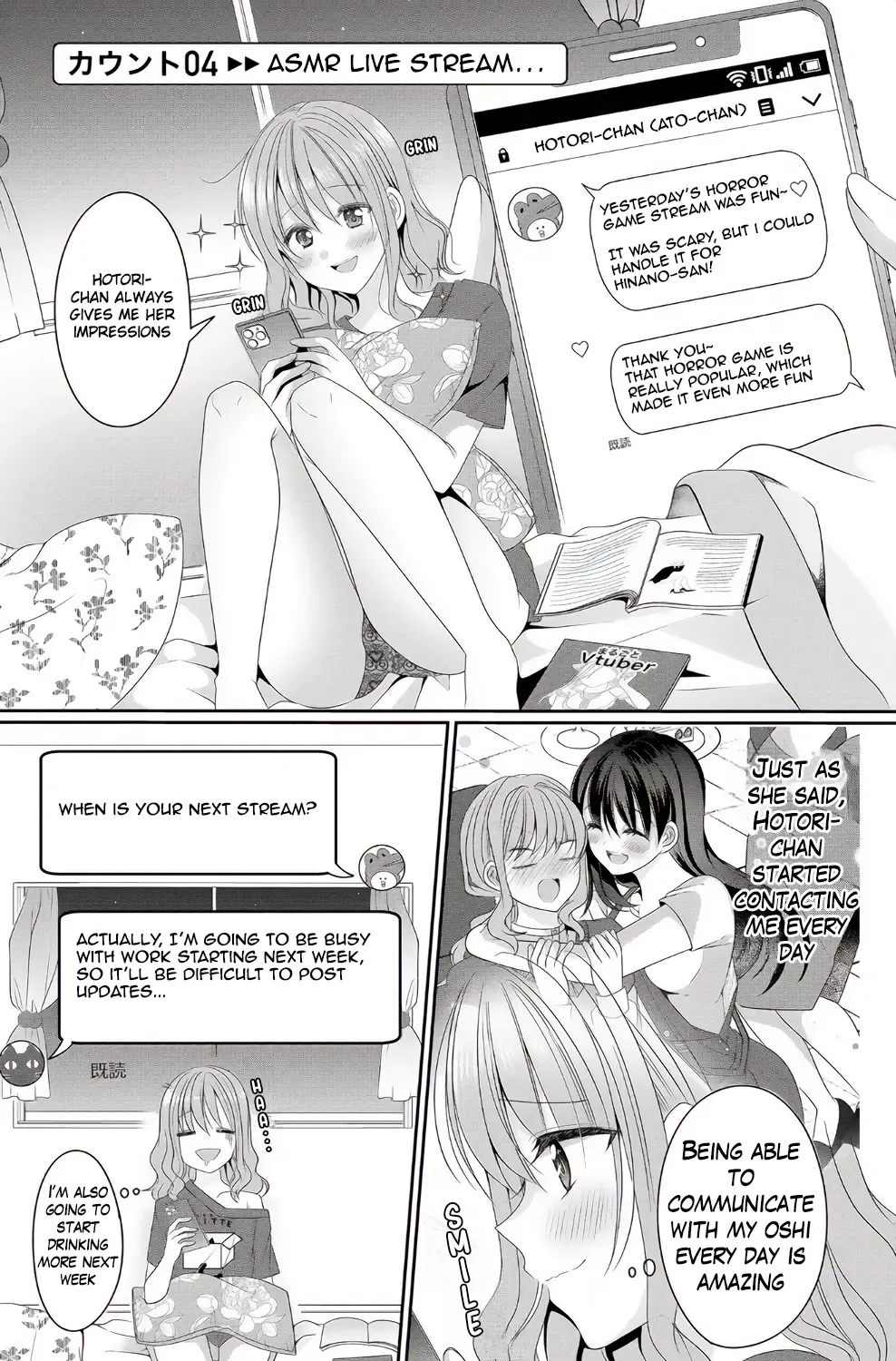 OL Vtuber to Oshi JK-chan Chapter 4 page 1 - MangaNato