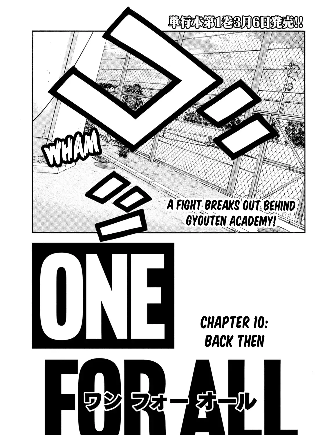 One for All Chapter 10 page 1 - MangaKakalot