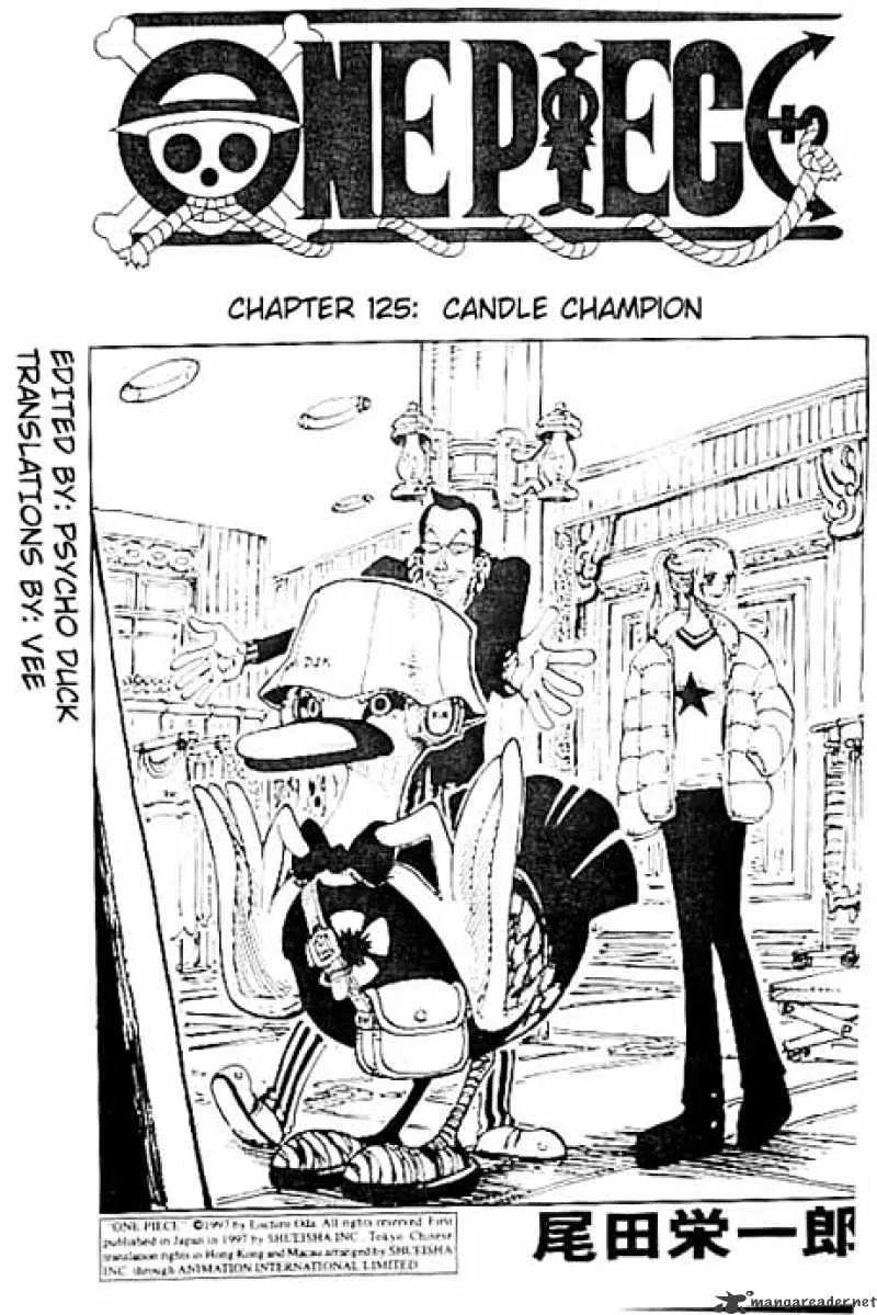 One Piece Chapter 125 page 1 - MangaNato