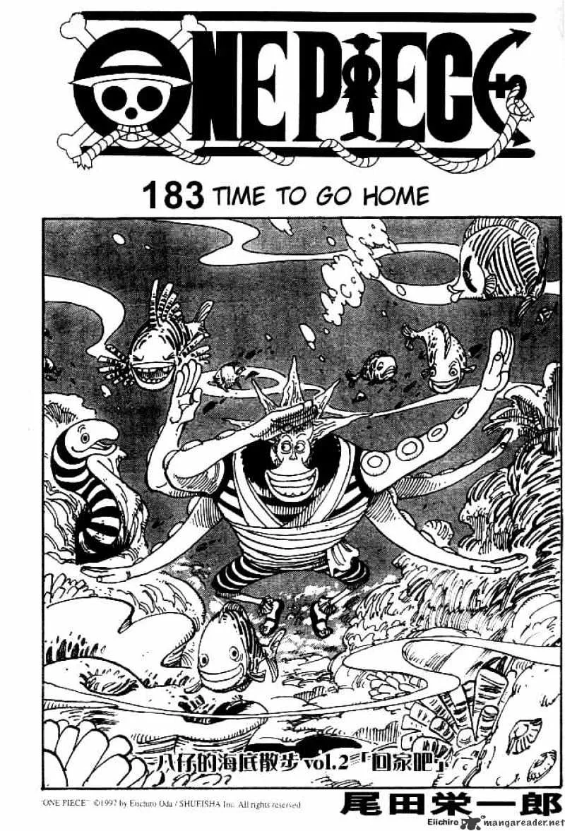 One Piece Chapter 183 page 1 - MangaNato