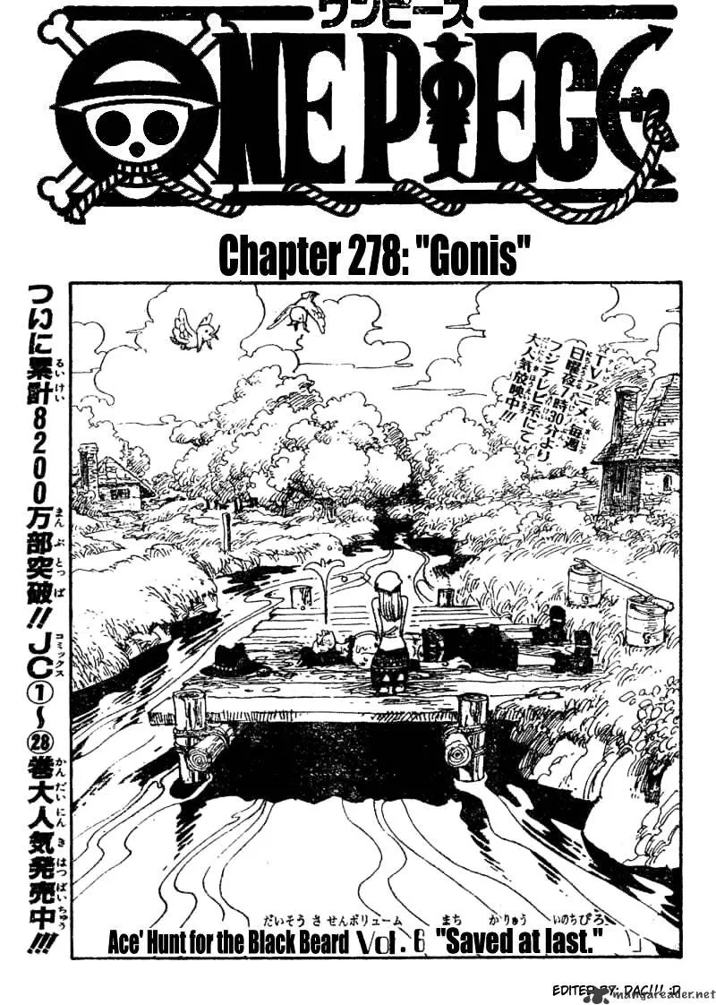 One Piece Chapter 278 page 1 - MangaNato