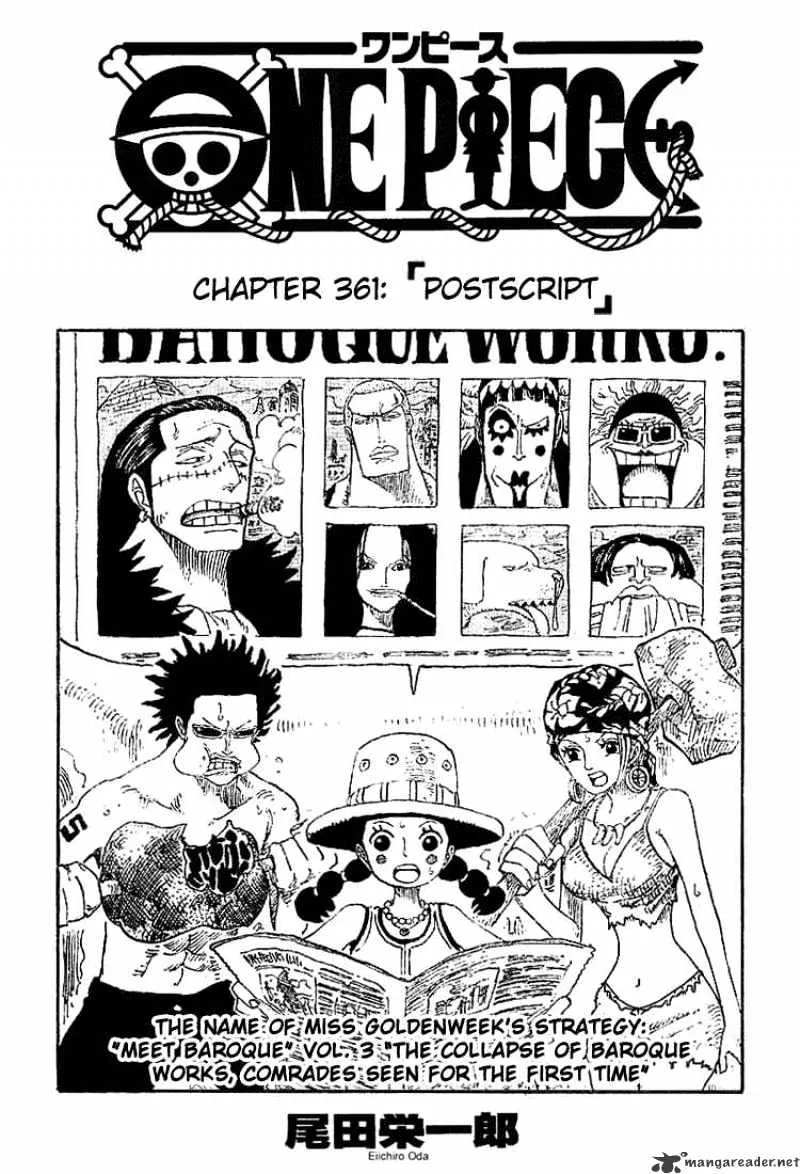 One Piece Chapter 361 page 1 - MangaNato