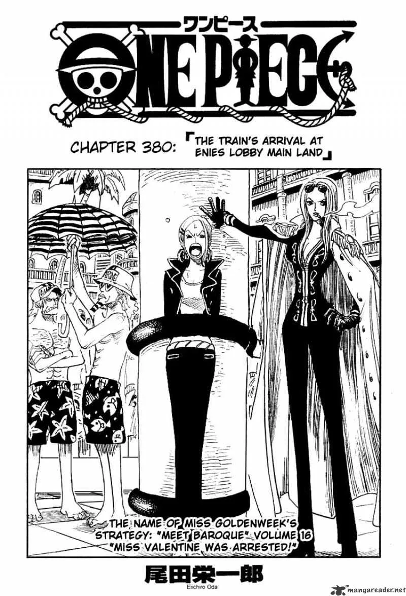 One Piece Chapter 380 page 1 - MangaNato