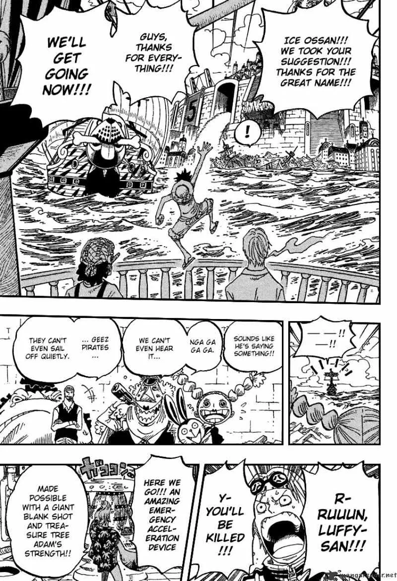 One Piece Chapter 439 page 8 - MangaNato