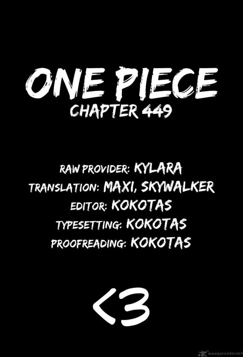 One Piece Chapter 449 page 18 - MangaNato