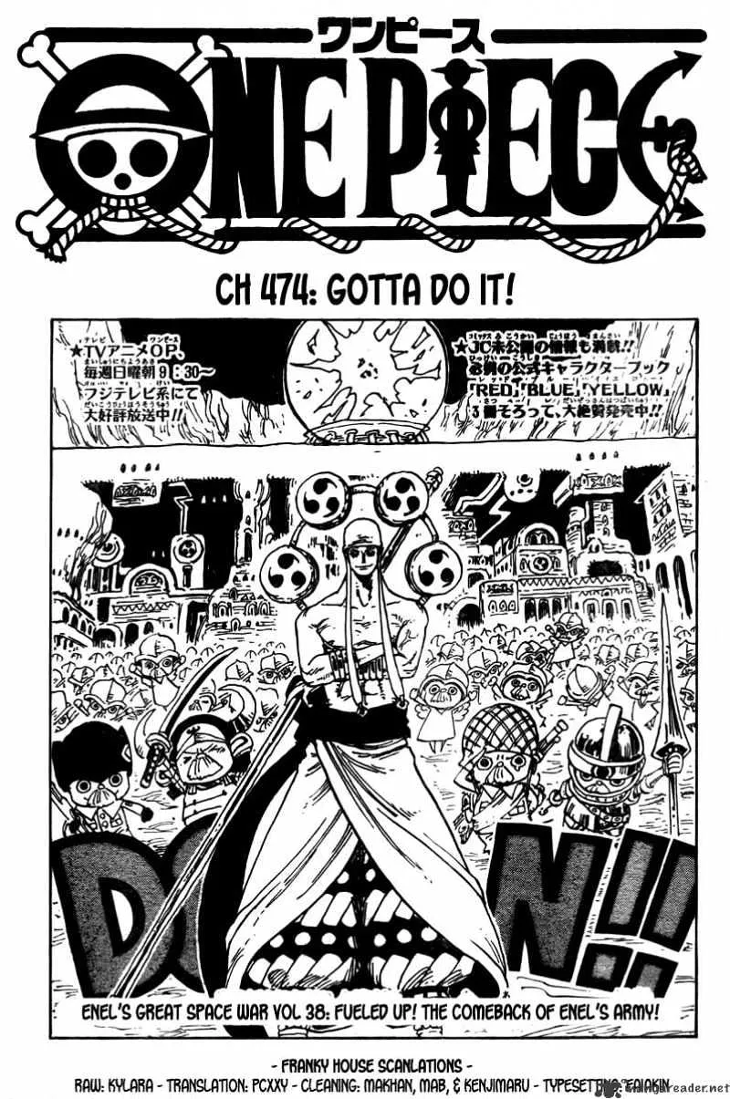 One Piece Chapter 474 page 1 - MangaNato